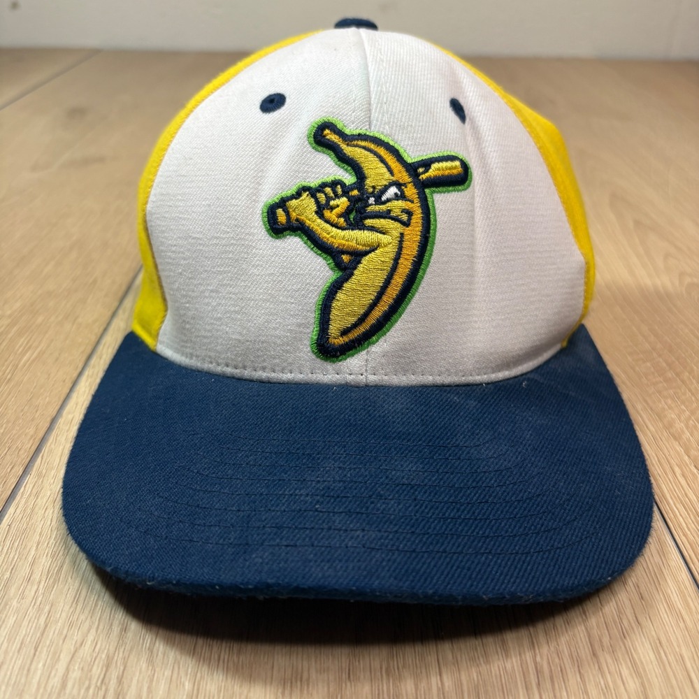 Zephyr Savannah Bananas Baseball Hat Yellow White Fitted Cap Small Halloween